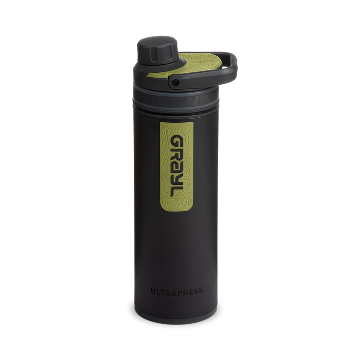 Best top rated Grayl UltraPress Filter and Purifier Water Bottle – 16.9 Fluid Ounces / Nature Edition / Standard View / Black Camo