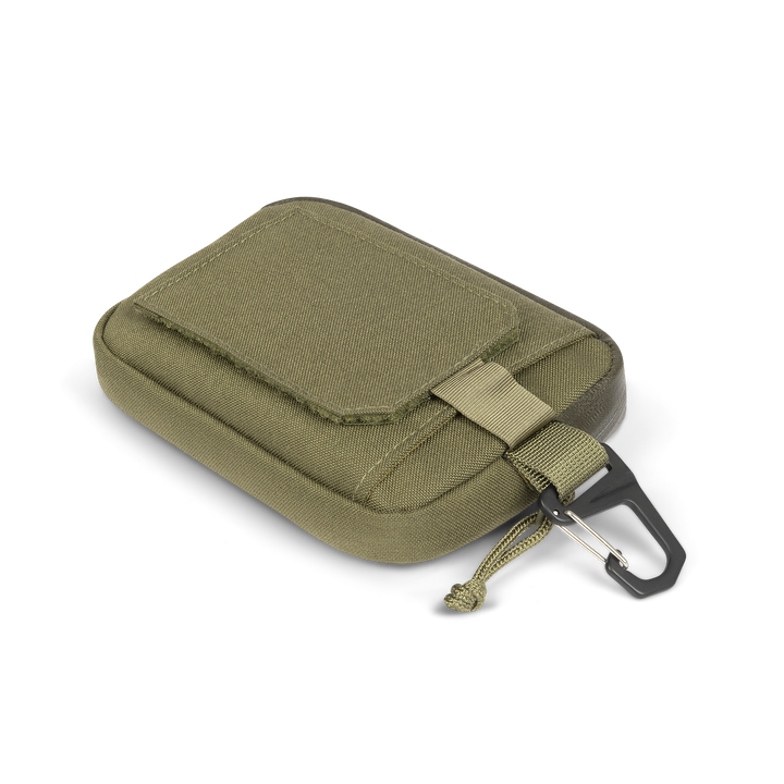 Grayl® G-MOD Flat Pouch - Medium / Back View Velcro Closed Tab / Olive Drab