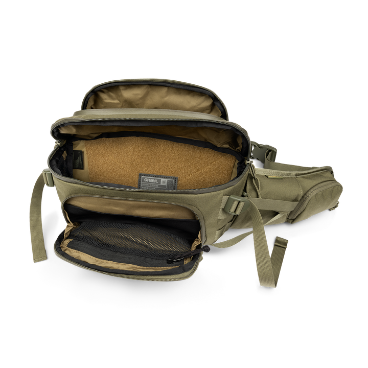 Grayl® Mission EXP Hip Pack - 4.5L / Open View / Olive Drab