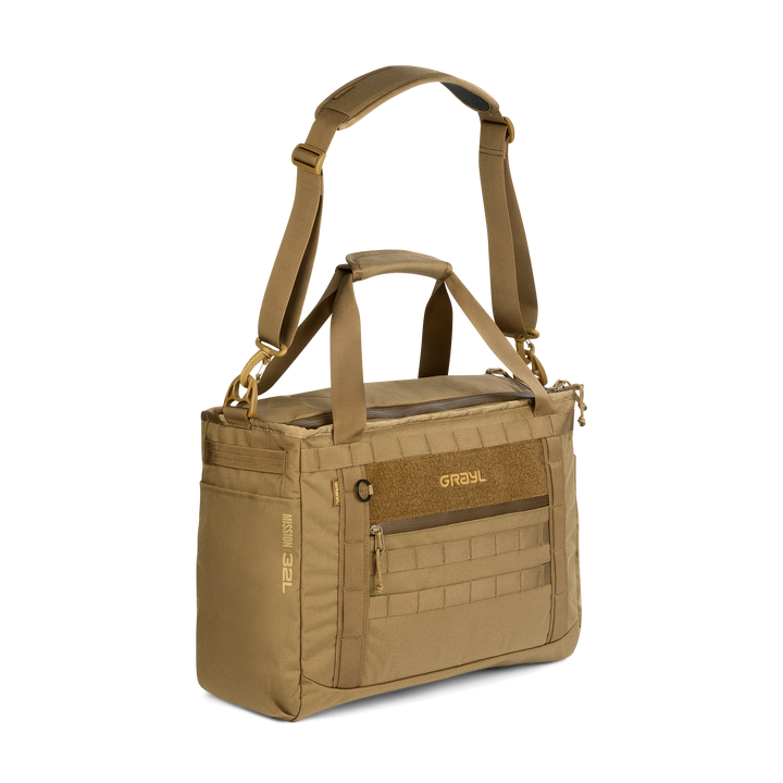 Grayl® Mission Tote - 32L / Standard View / Coyote Brown