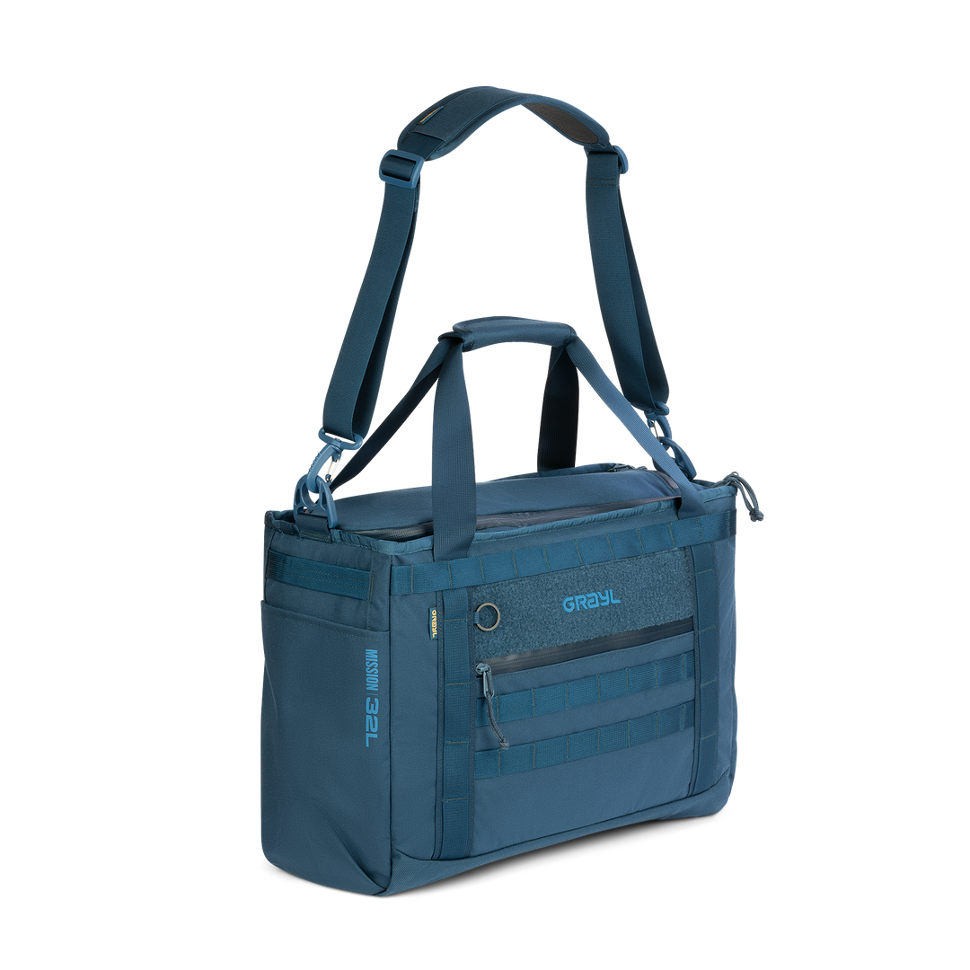 Grayl® Mission Tote - 32L / Standard View / Wander Blue