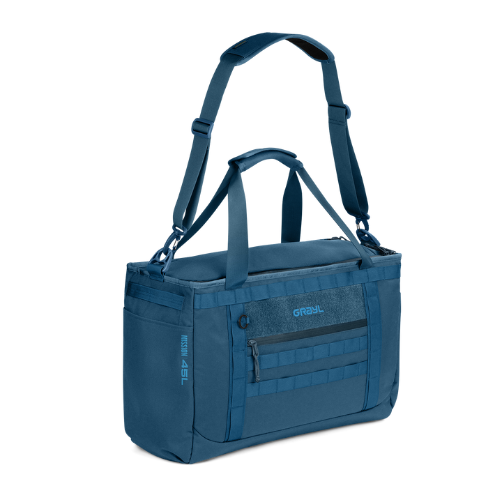 Grayl® Mission Tote - 45L / Standard View / Wander Blue