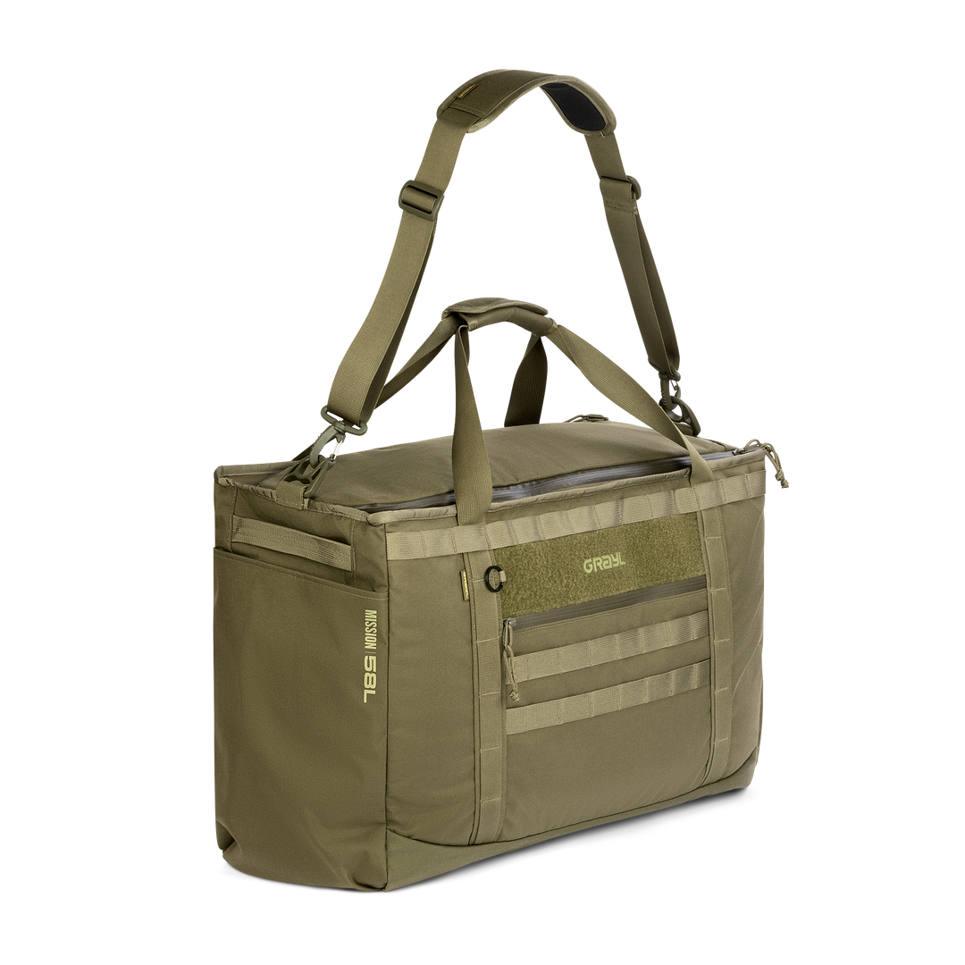 Grayl® Mission Tote - 58L / Standard View / Olive Drab