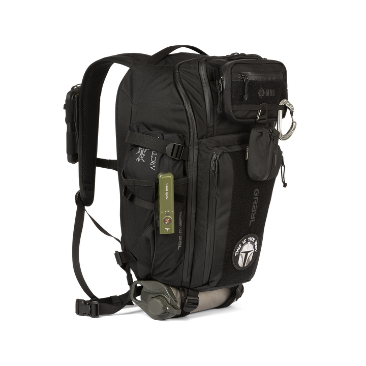 Grayl® Transport Expanse Backpack - 25L / Standard Loaded View / Covert Black