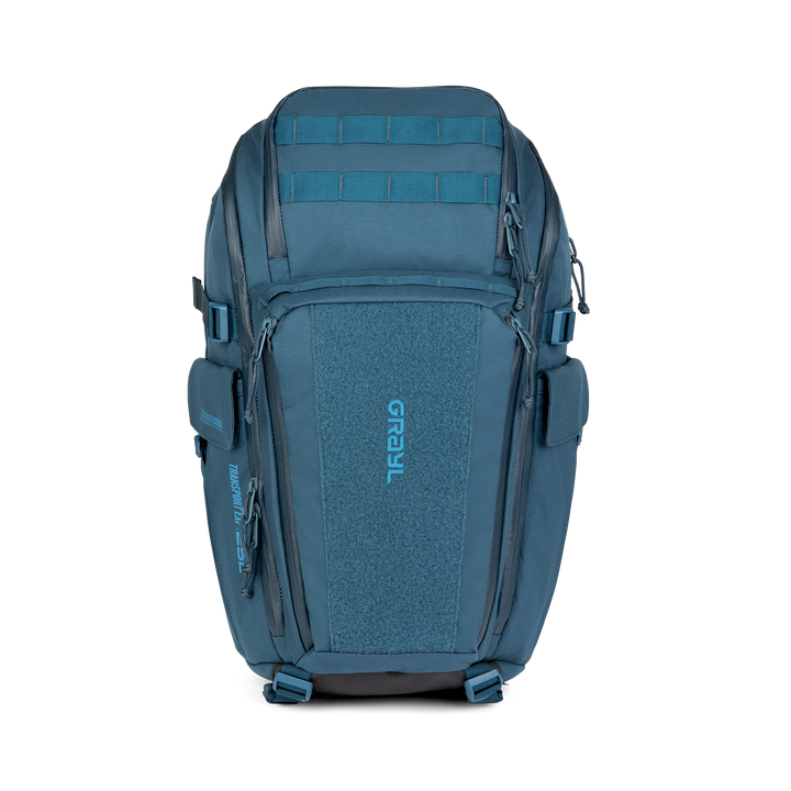 Grayl® Transport Expanse Backpack - 25L / Straight View / Wander Blue