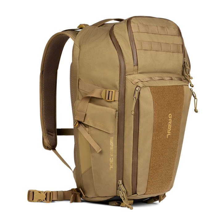 Grayl® Transport Expanse Backpack - 30L / Standard View / Coyote Brown