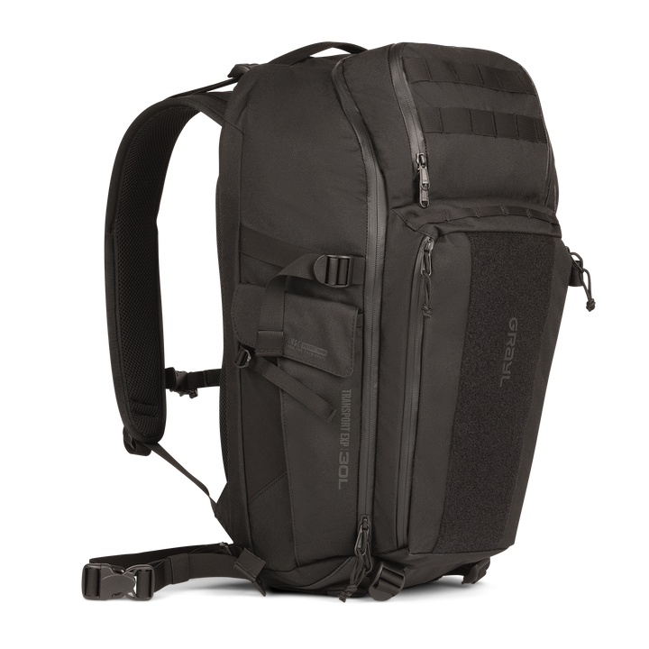 Grayl® Transport Expanse Backpack - 30L / Standard View / Covert Black