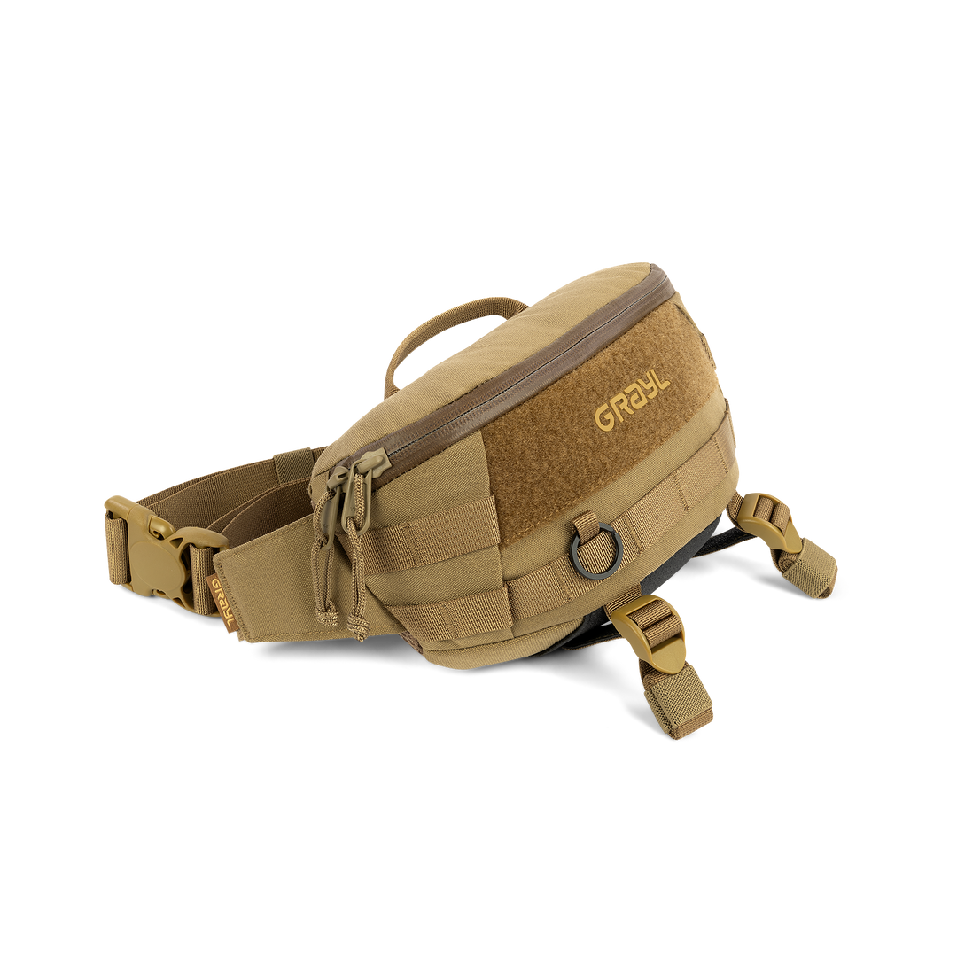 Grayl® Transport Hip Pack - 1.5L / Standard View / Coyote Brown