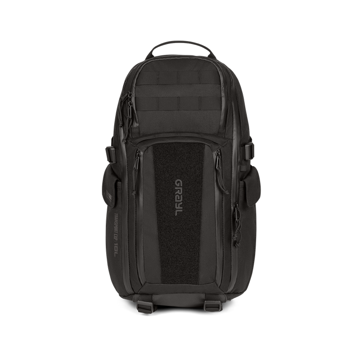 Grayl® Transport Expanse Sling Daypack - 18L / Straight View / Covert Black