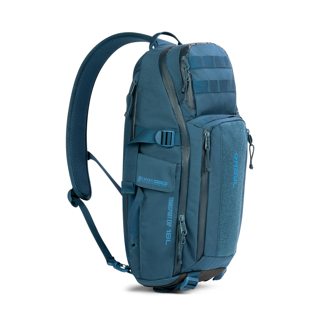 Grayl® Transport Expanse Sling Daypack - 18L / Standard View / Wander Blue