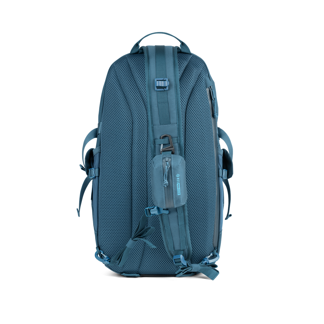 Grayl® Transport Expanse Sling Daypack - 18L / Back View / Wander Blue