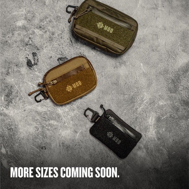 Grayl® G-MOD Flat Pouch - Medium / More Sizes Coming Soon / Covert Black / Coyote Brown / Olive Drab / Wander Blue