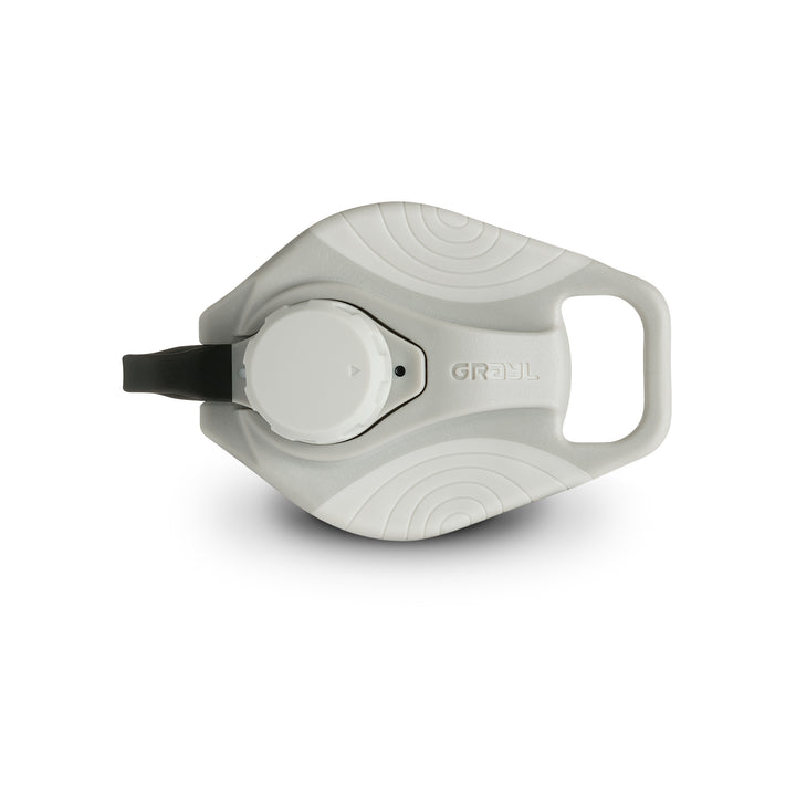 Grayl GeoPress Replacement Drink-Thru Cap / Above View / Peak White