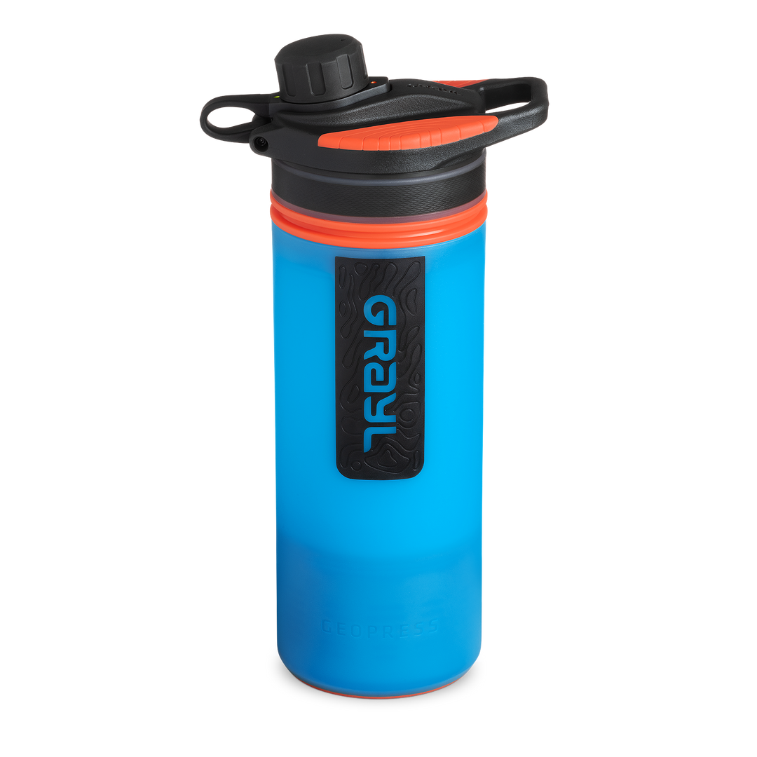 Best top rated Grayl GeoPress Filter and Purifier Water Bottle - 24 Fluid Ounces / Nature Edition / Standard View / Bali Blue