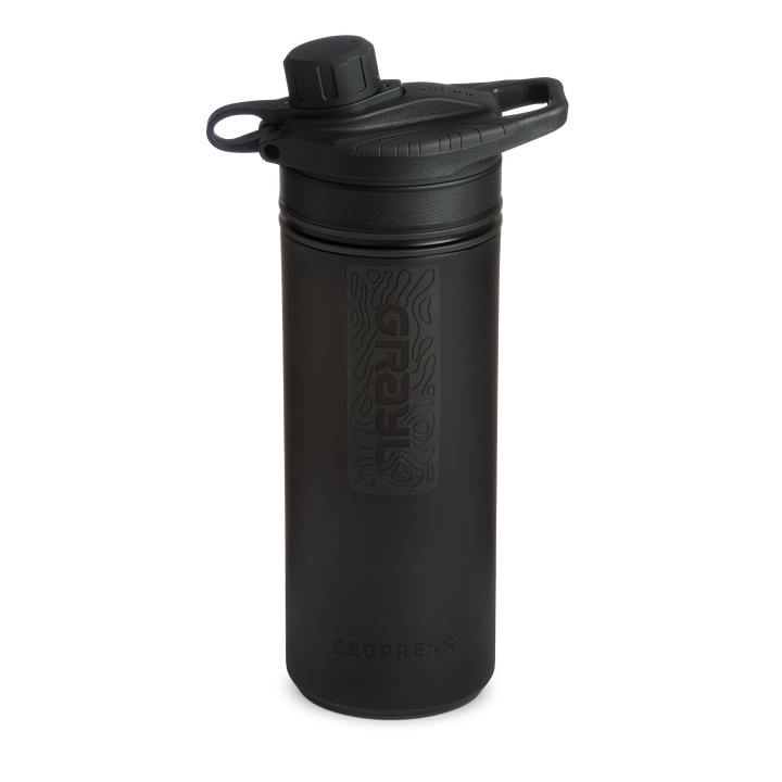 Best top rated Grayl GeoPress Filter and Purifier Water Bottle - 24 Fluid Ounces / Covert Edition / Standard View / Covert Black